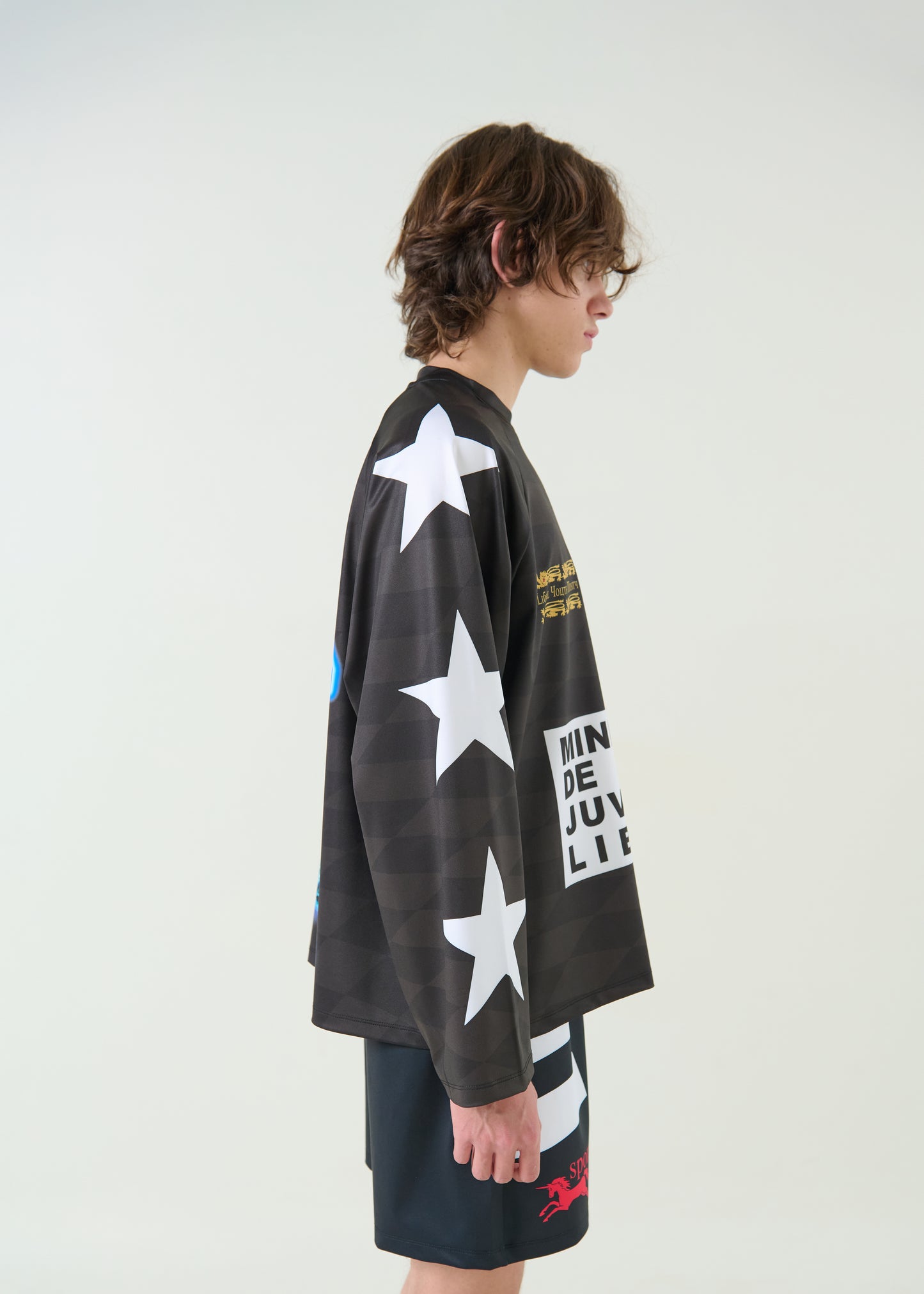 WOLFGANG MINISTERIO BLACK SOCCER JERSEY