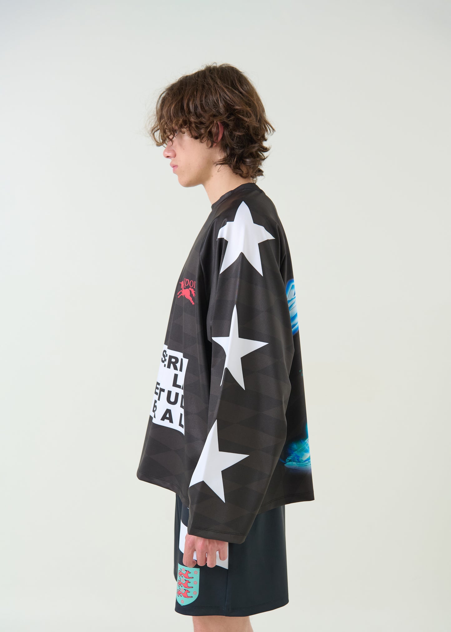 WOLFGANG MINISTERIO BLACK SOCCER JERSEY