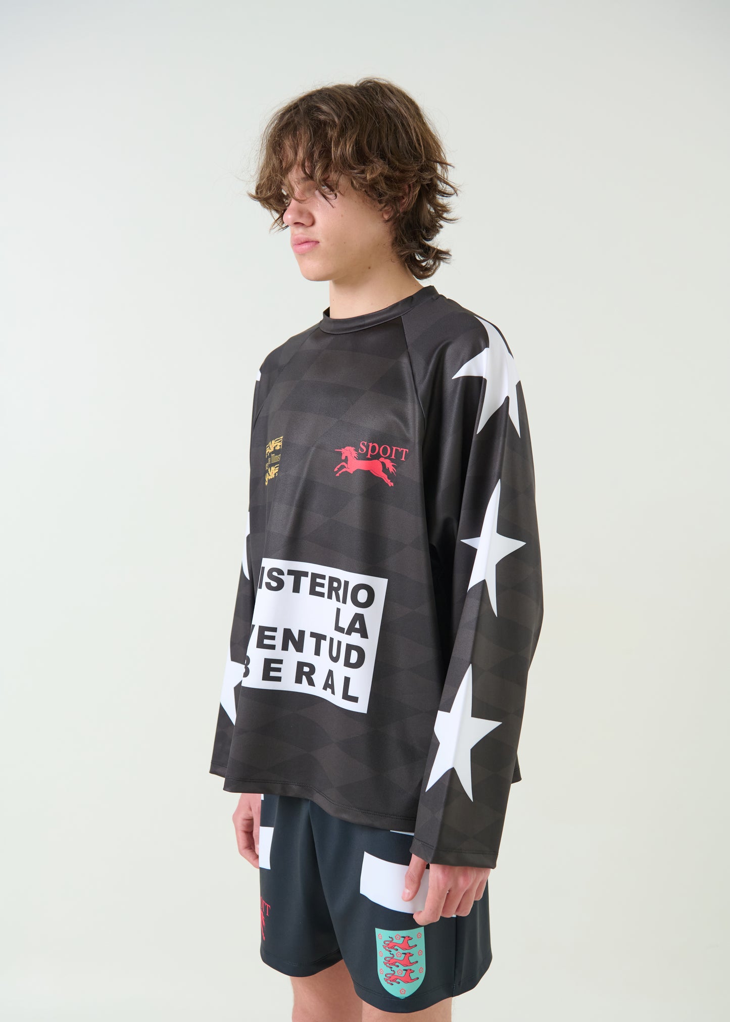 WOLFGANG MINISTERIO BLACK SOCCER JERSEY