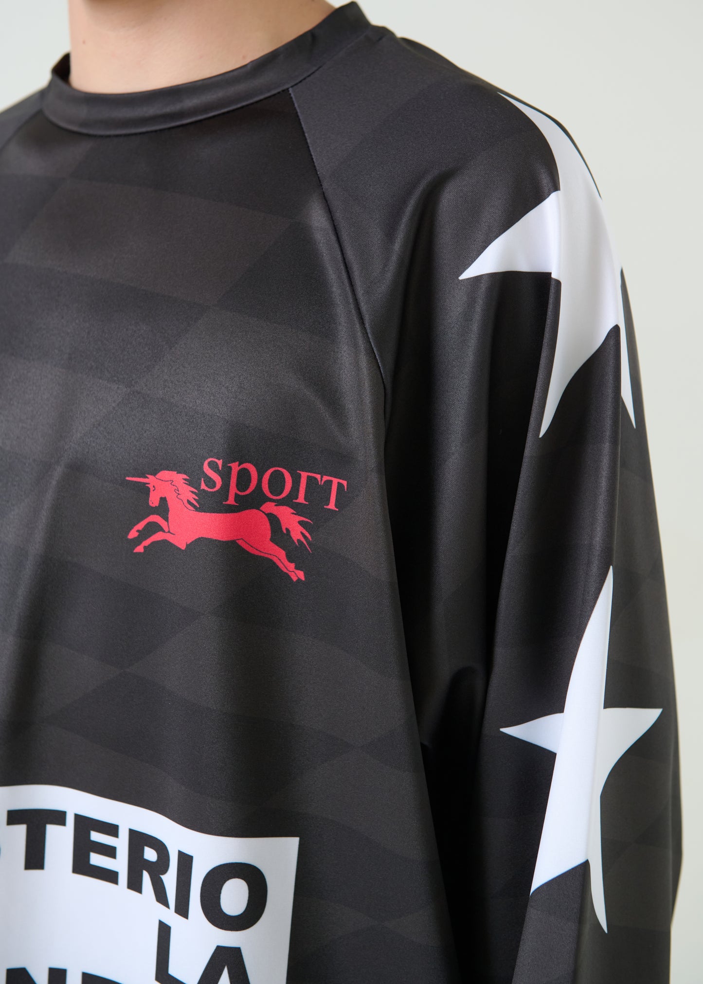 WOLFGANG MINISTERIO BLACK SOCCER JERSEY