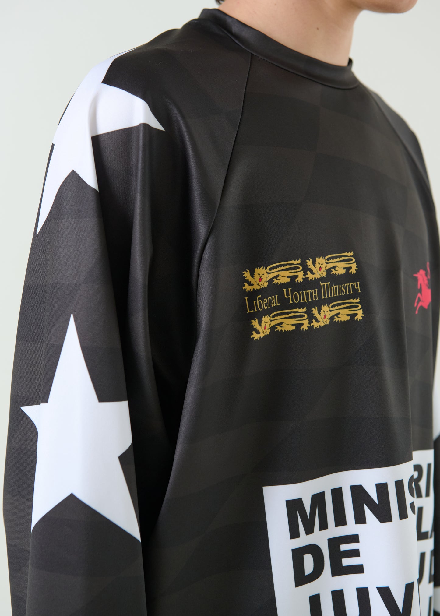 WOLFGANG MINISTERIO BLACK SOCCER JERSEY