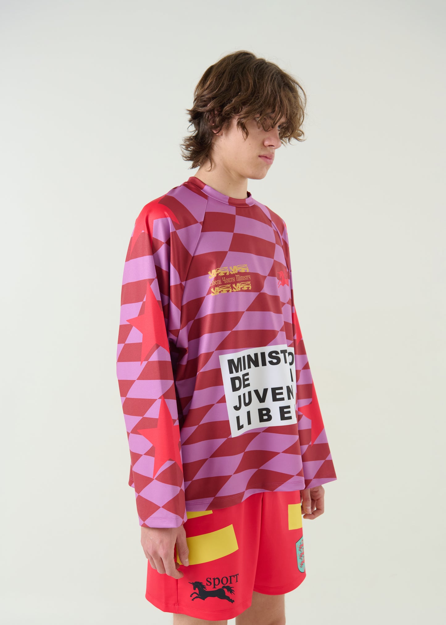 WOLFGANG MINISTERIO BURGUNDY SOCCER JERSEY