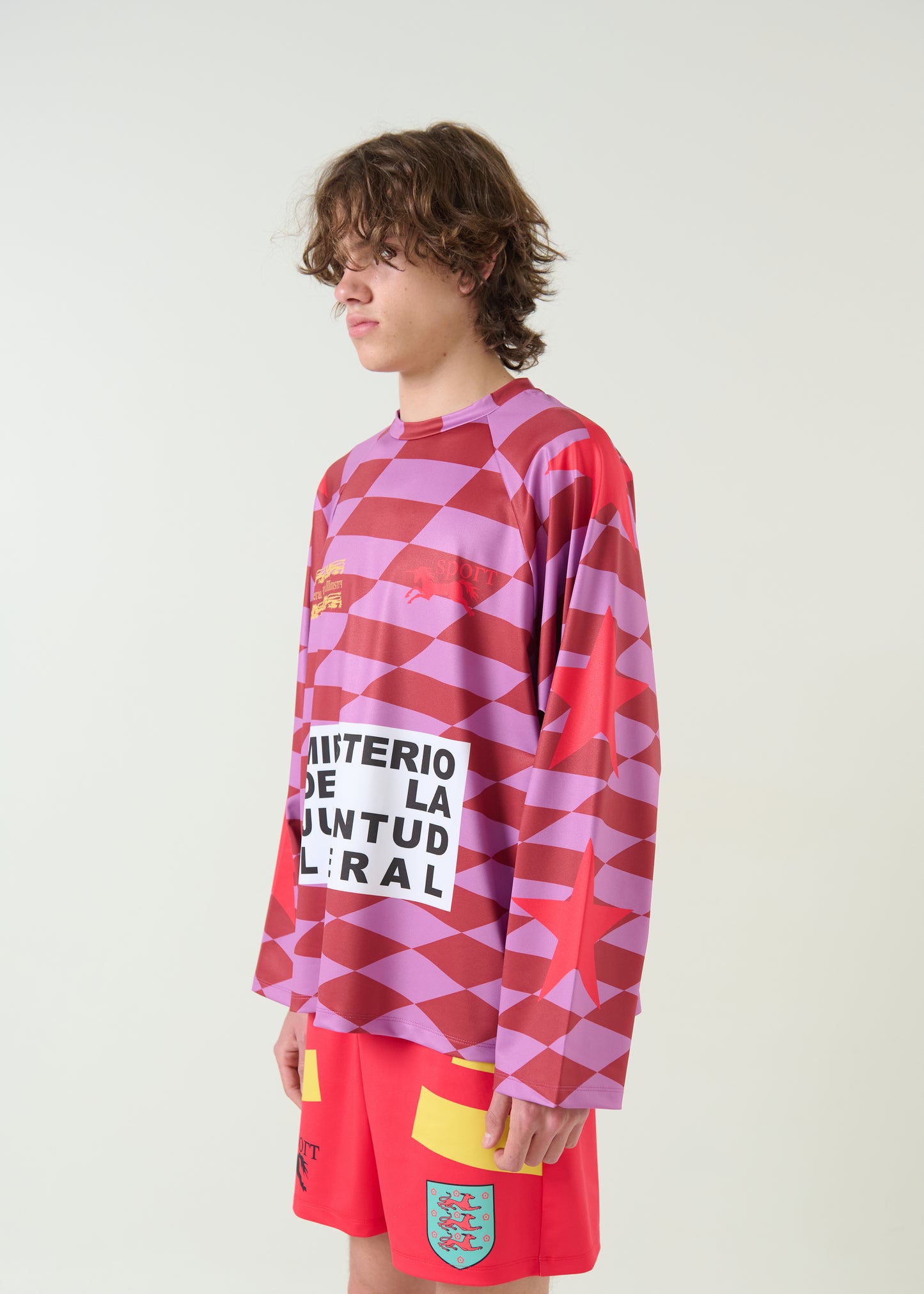 WOLFGANG MINISTERIO BURGUNDY SOCCER JERSEY