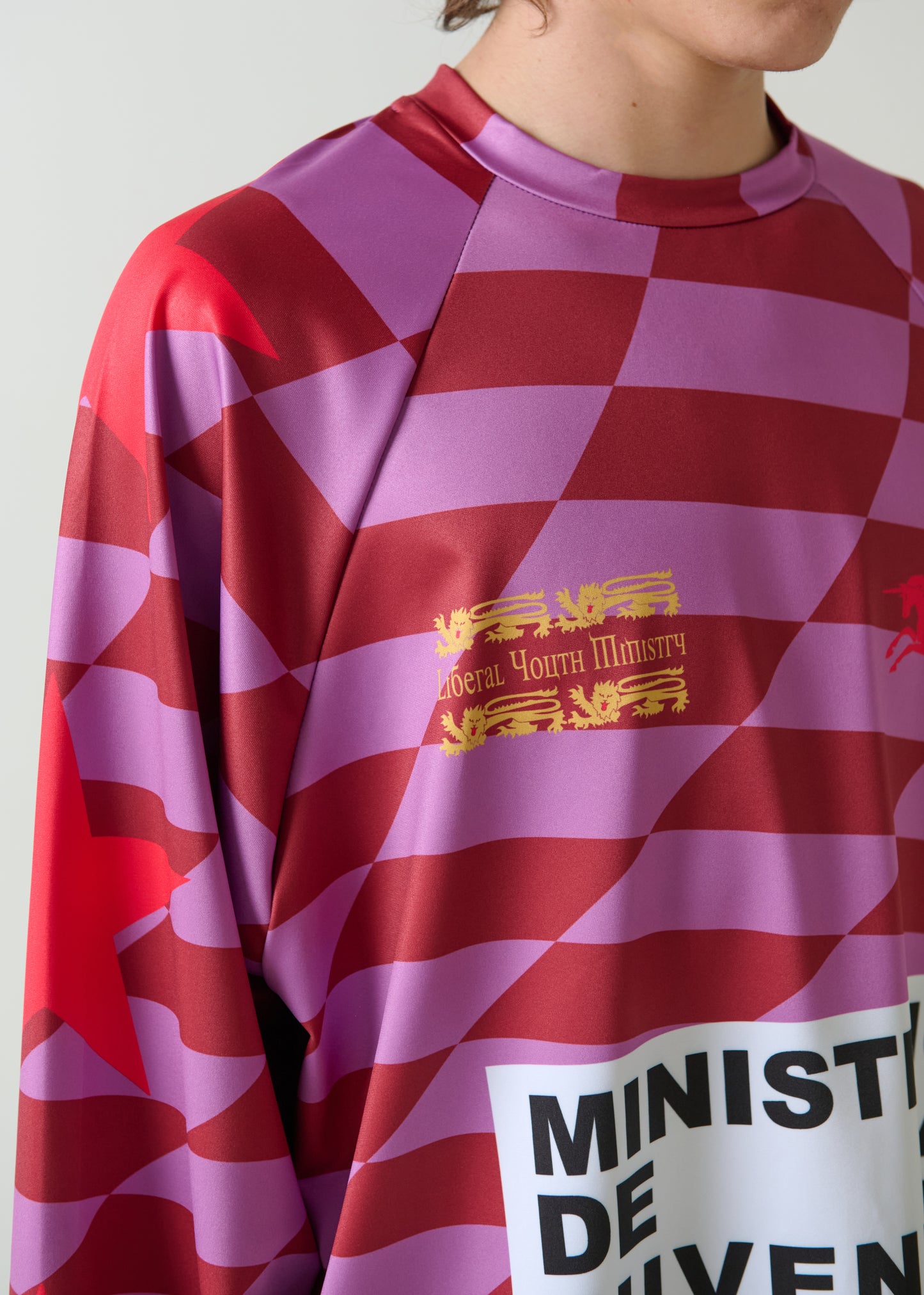 WOLFGANG MINISTERIO BURGUNDY SOCCER JERSEY