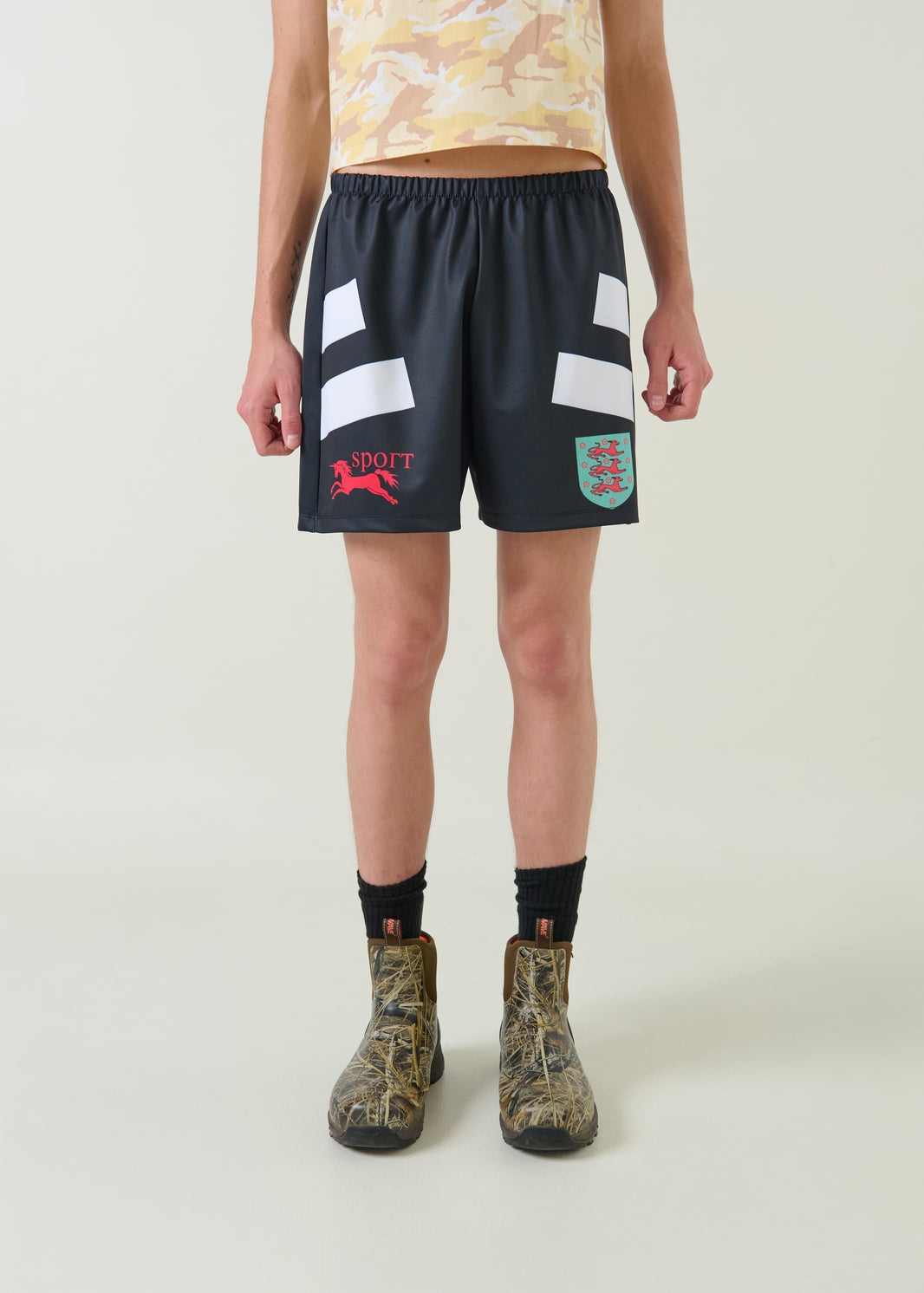 WOLFGANG BLACK SOCCER SHORT