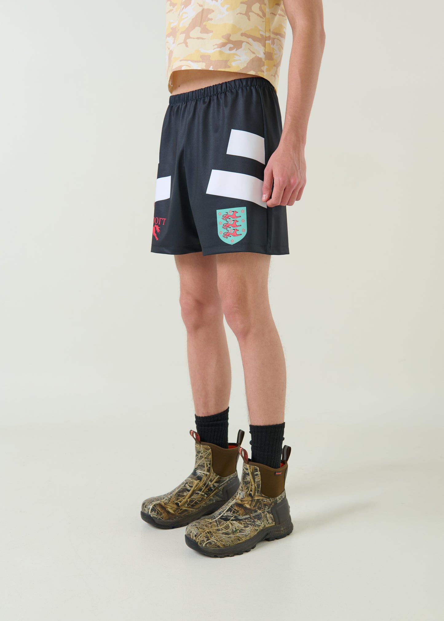 WOLFGANG BLACK SOCCER SHORT