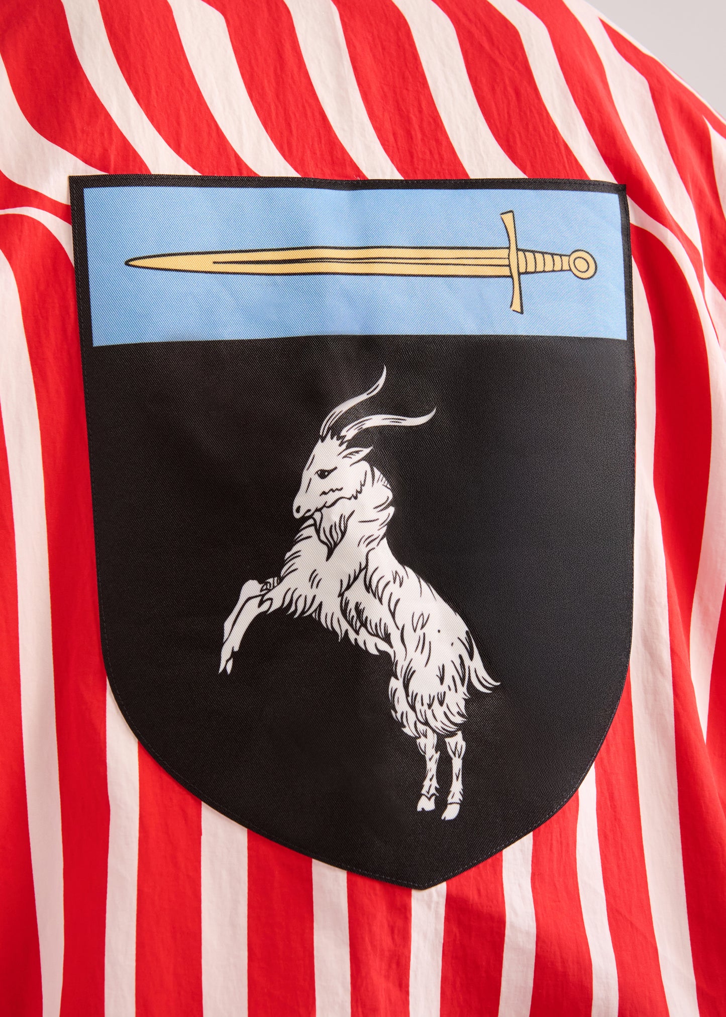 PUMA X LYM X CHIVAS RED AND WHITE SWIRL SPORT JACKET SELECT