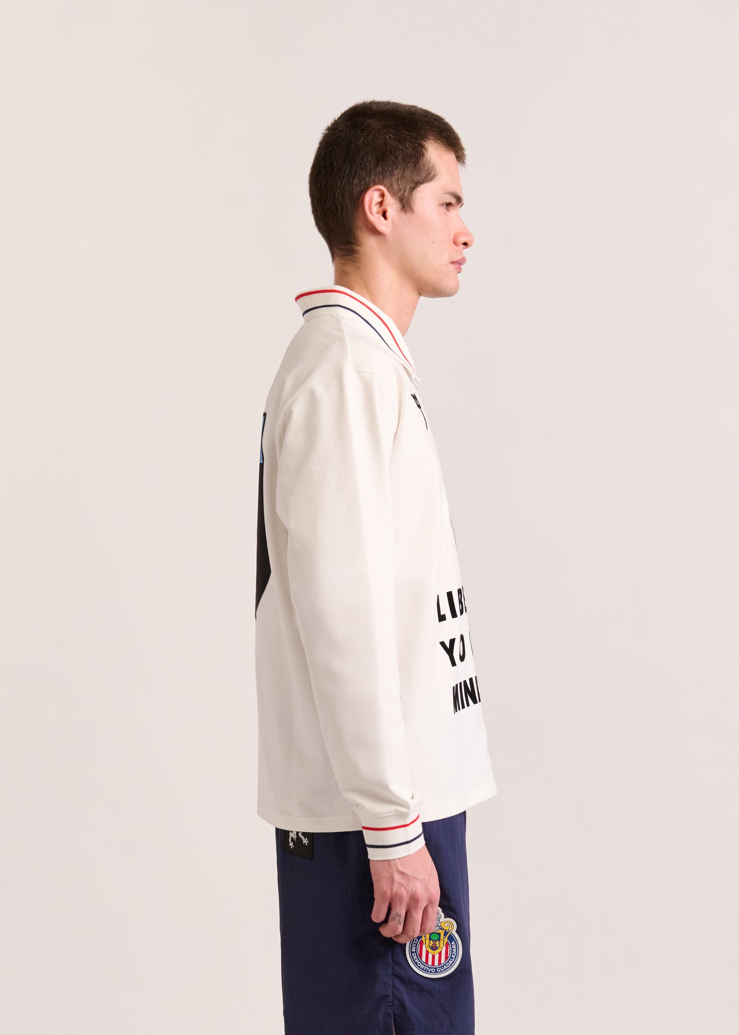 PUMA X LYM X CHIVAS LONG SLEEVE WHITE POLO SELECT